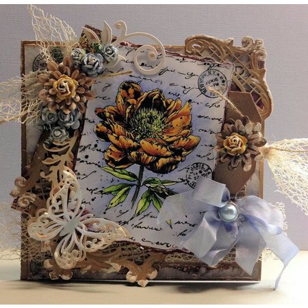 Joy!Crafts und JM Creation Timbri trasparenti, fiori