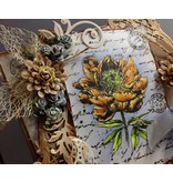 Joy!Crafts und JM Creation Timbri trasparenti, fiori