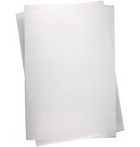 BASTELZUBEHÖR / CRAFT ACCESSORIES Shrink piastre di pellicola, foglio 20x30 cm, trasparente, 5 fogli