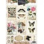Vintage, Nostalgia und Shabby Shic A4 sheet, My Botanic Garden