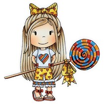 Rubber Stamps - Paper dolls nest