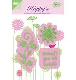 Joy!Crafts und JM Creation Stamping and embossing stencil and templates for borduren