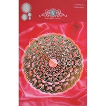 Alegría manualidades, y el estampado de la plantilla