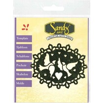 Patronen, Sandy Art, duif / liefde
