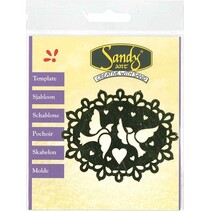 Mønstre, Sandy kunst, due / kjærlighet