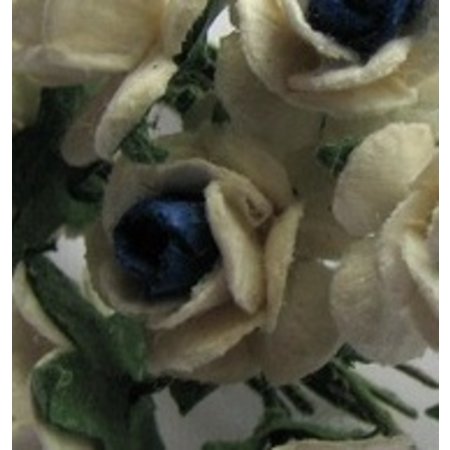 Embellishments / Verzierungen Cimette Mulberry, 10 Blossom