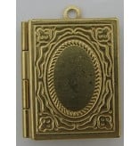 Embellishments / Verzierungen 2 photo pendants, book