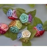 Embellishments / Verzierungen 10 fleurons Mini Trio
