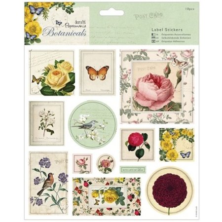 Docrafts / Papermania / Urban 13 Botanicals klistremerke