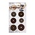 Embellishments / Verzierungen Metalen horloges, 6 stuks, Chronologie