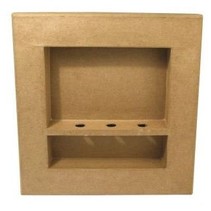 3D frame, square, 30x30x4 cm