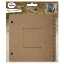 Ring Binder m. Passepartout vindu, 15,2x15,2cm