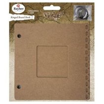 Ring Binder m. Passepartout vindu, 15,2x15,2cm