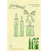 Leane Creatief - Lea'bilities Punching - and embossing stencil, candles