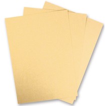 1 ark karton Metallic, Ekstra klasse, strålende guld farve!