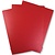 DESIGNER BLÖCKE  / DESIGNER PAPER 1 Bow Metallic boks, ekstra klasse, i strålende røde farve!