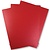 DESIGNER BLÖCKE  / DESIGNER PAPER 1 scatola Arco metallico, di classe in più, in colore rosso brillante!