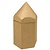 Objekten zum Dekorieren / objects for decorating Paper mache hexagon containers, pencil, 9x8x16 cm
