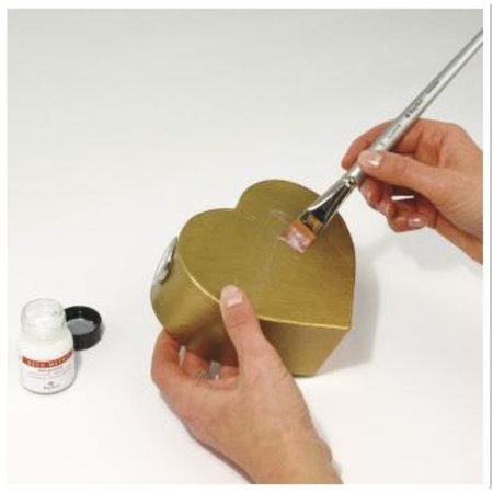 BASTELZUBEHÖR / CRAFT ACCESSORIES Deco metall forgylling, tynn, flaske 25 ml