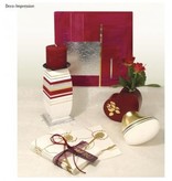 BASTELZUBEHÖR / CRAFT ACCESSORIES Deco metall, 14x14 cm, tab-bag. 5 ark, gull