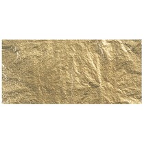 Deco metal, 14x14 cm, fane-taske. 5 ark, guld