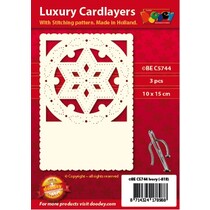 Luxury card layer 1Set with 3 cards, 10.5 x 14.85 cm