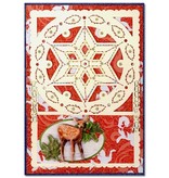 KARTEN und Zubehör / Cards Luxus Kartenunterlage 1Set mit 3 Karten, 10,5 x 14,85 cm