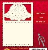 KARTEN und Zubehör / Cards Lujo tarjeta 1Ajuste capa con 3 cartas, 10 x 15 cm