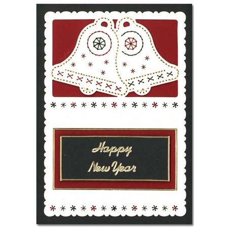 KARTEN und Zubehör / Cards Luxe oplegkaart 1Set met 3 kaarten, 10 x 15 cm