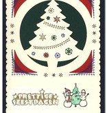 KARTEN und Zubehör / Cards Luksus-kort lag 1Sett med tre kort, 10 x 15 cm