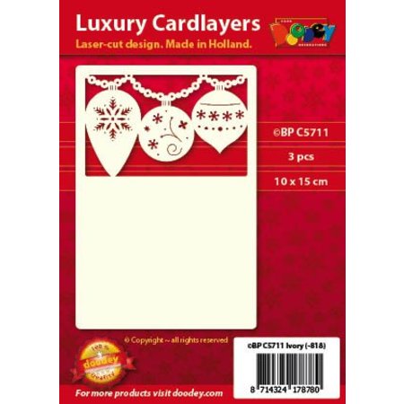 KARTEN und Zubehör / Cards Luxury card layer 1Set with 3 cards, 10 x 15 cm