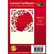 Cartões de luxo Pad 1Set com 3 cartas, 10 x 15 cm