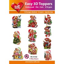 10 ganske preget og Glitter Spon motiver!