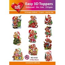 10 ganske preget og Glitter Spon motiver!