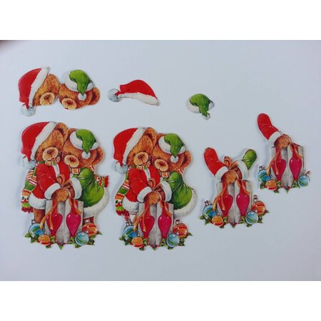 BILDER / PICTURES: Studio Light, Staf Wesenbeek, Willem Haenraets 10 hübsche embossed und Glitzer Chipboard Motive!