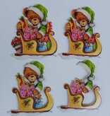 BILDER / PICTURES: Studio Light, Staf Wesenbeek, Willem Haenraets 10 hübsche embossed und Glitzer Chipboard Motive!