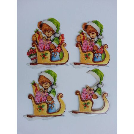 BILDER / PICTURES: Studio Light, Staf Wesenbeek, Willem Haenraets 10 hübsche embossed und Glitzer Chipboard Motive!