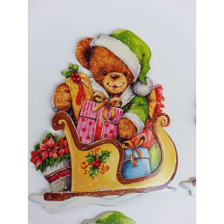 BILDER / PICTURES: Studio Light, Staf Wesenbeek, Willem Haenraets 10 hübsche embossed und Glitzer Chipboard Motive!