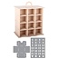 Objekten zum Dekorieren / objects for decorating mueble 3D Adviento Calendario + 2 Plantillas