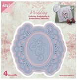 Joy!Crafts und JM Creation Corte y repujado plantilla stencil múltiples bordado!