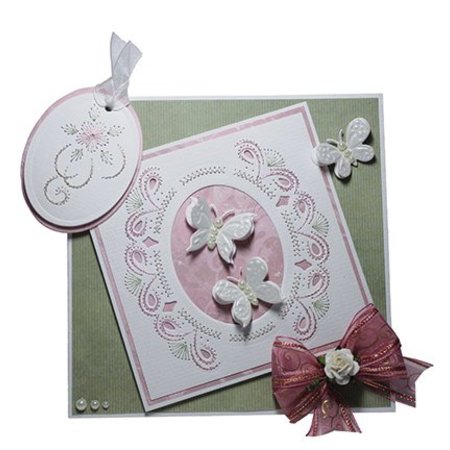 Joy!Crafts und JM Creation Cutting and embossing stencil template multi embroidery!