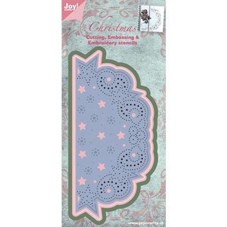 Joy!Crafts und JM Creation Taglio e goffratura modello di stencil più ricamo!