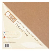papier Kraft, 30,5 x 30,5 cm, 300g, 20 feuilles