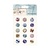 Embellishments / Verzierungen Geborduurde Brads