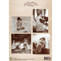 Vintage billeder - A4 ark