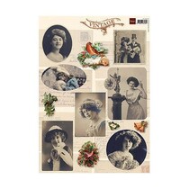 Imágenes vintage - hoja A4