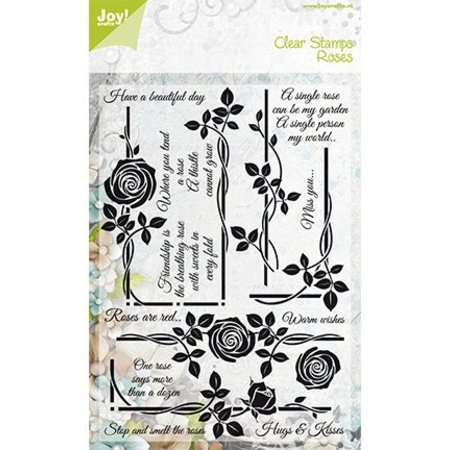 Joy!Crafts und JM Creation sellos transparentes, aumentaron motivos