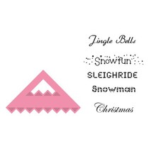 Embossing and cutting mat corner + Text Stamp