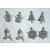Embellishments / Verzierungen Metal - Charms 4x2 st. Winter