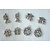 Embellishments / Verzierungen Metallo - Charms 4x2 st. Inverno